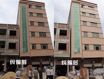 聊城阳谷县倾斜纠正
