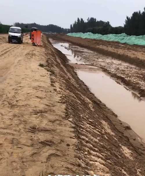 聊城阳谷县河道降水
